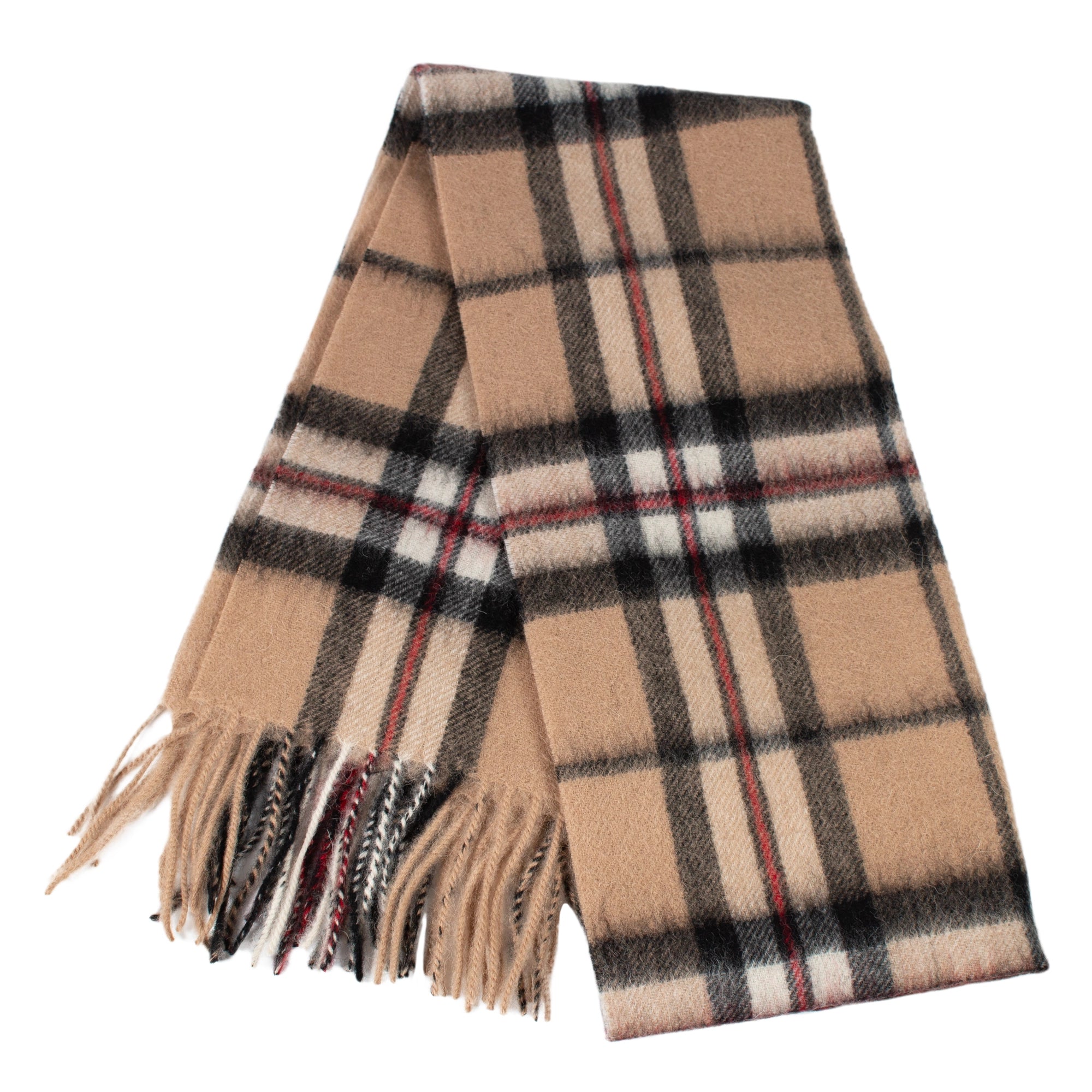 Thompson Camel Scottish Scarf