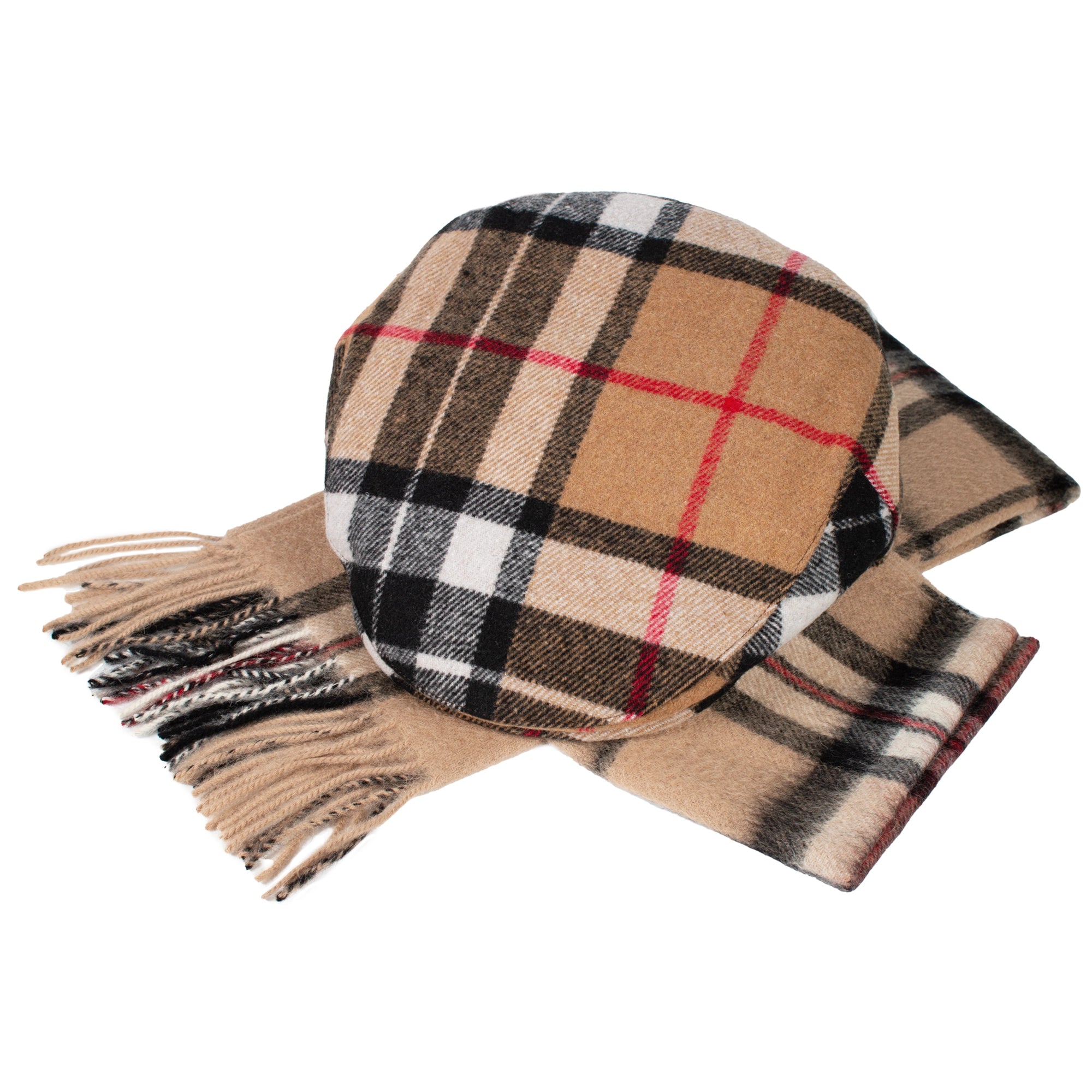 Thompson Camel Scottish Scarf